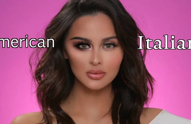 American VS Italian Makeup Tutorial img