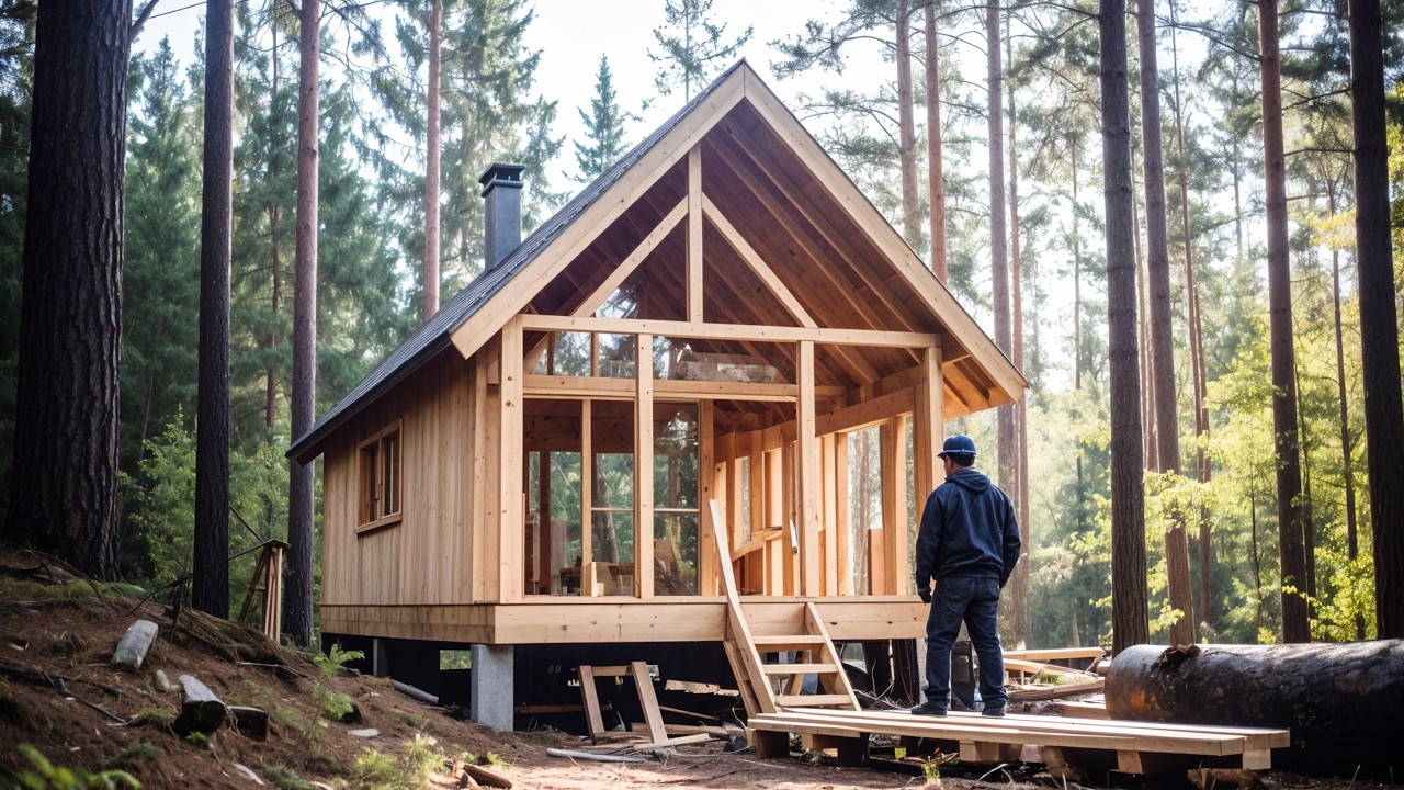 This is Shocking! He Built This House All by Himself in 35 Days img